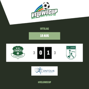 S.V. ’t Harde wint van V.V. OWIOS in de Contour VeluweCup